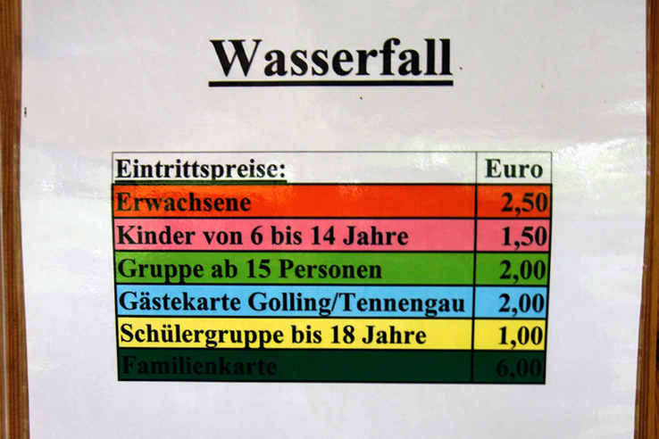 Surviving Europe: Salzburg Day Trips - Finding Paradise at Golling Waterfall - Golling Waterfall Prices