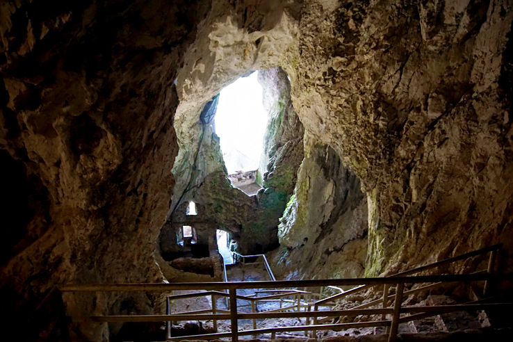 Surviving Europe: Adventures in Slovenia: Postojna Cave and Predjama Castle - Predjama Castle Cave Castle