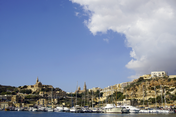 Surviving Europe: In Memory of the Azure Window in Gozo Malta - Boat Arrival