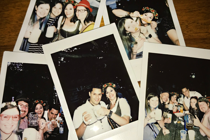 Surviving Europe: Creating New Traditions with Oktoberfest in the USA - Polaroids